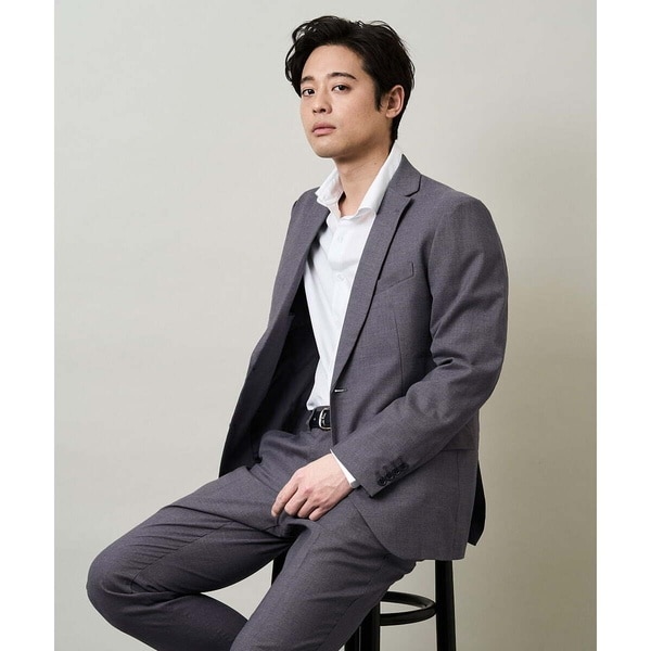 AURALEE 19SS シャークスキンジャケット スラックス セットアップ ビジネス/七五三/セレモニー】シャークスキンストレッチテーラード