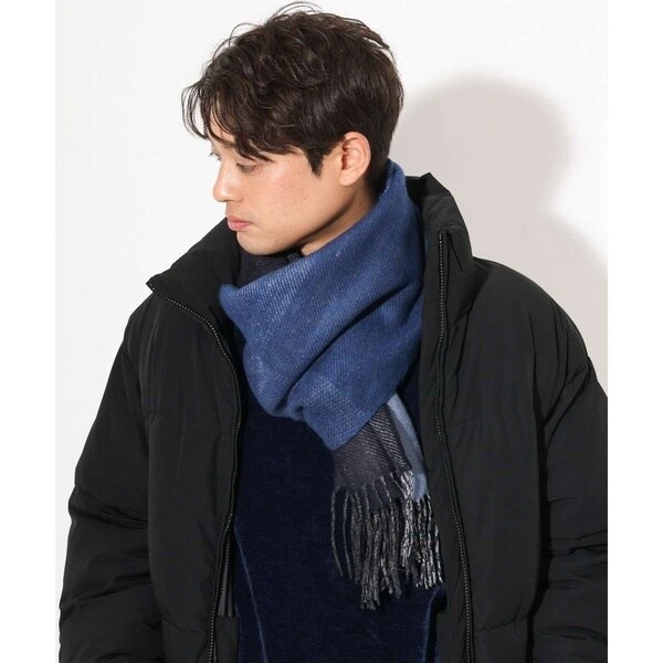 KUON ネイビー リバーシブル マフラー Amazon | ポロ ラルフローレン POLO RALPH LAUREN マフラー