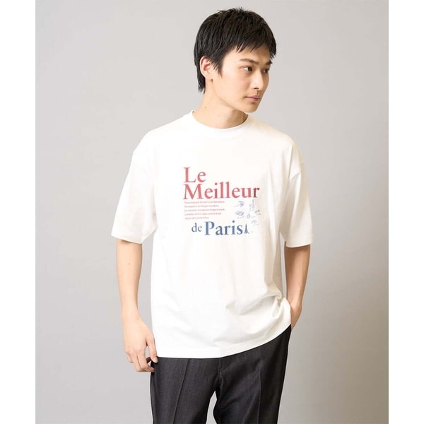 【接触冷感/綿100％】イラストレーターコラボプリンワイドシルエットカットソー