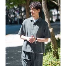 【イージーケア/接触冷感】オープンカラーシャツ/リライト夏2【吸水速乾/UVカット】