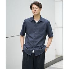 【接触冷感/速乾/イージーケア】リネン混半袖シャツ（さらリネシリーズ） | アー・ヴェ・ヴェ