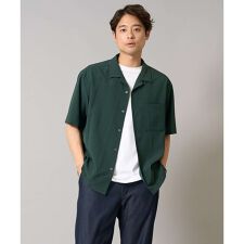 【接触冷感/イージーケア/吸水速乾】オープンカラー半袖シャツ（セットアップ可）リライトシリーズ3 | アー・ヴェ・ヴェ(a.v.v)