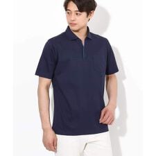 【接触冷感/ＵＶカット】シルケットスムースポロシャツ