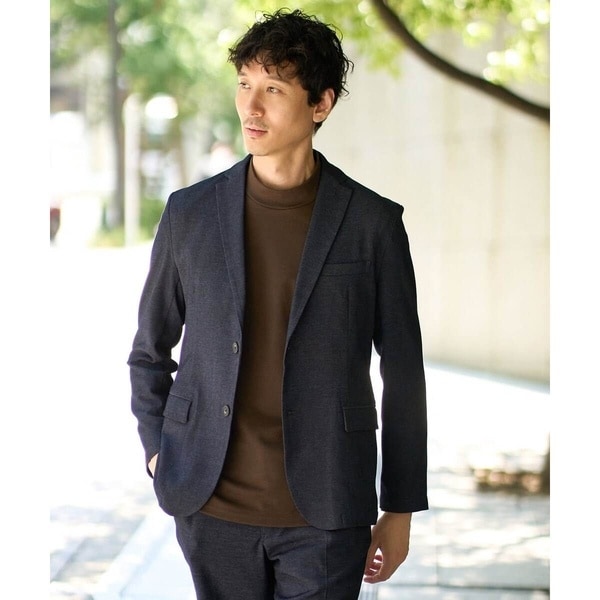 vowels ネイビー テーラードジャケット メンズ テーラードジャケット (青色・ネイビー・ブルー系) の