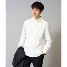 アー・ヴェ・ヴェ(a.v.v)の【イージーケア/速乾/毛玉になりにくい】ボタンダウンオックスシャツ