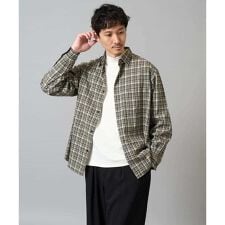 アー・ヴェ・ヴェ(a.v.v)の【イージーケア/洗濯機で洗える】チェックワイドシルエットシャツ