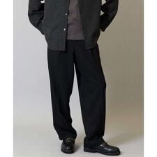 アー・ヴェ・ヴェ(a.v.v)の【雑誌MonoMax11月号掲載】ワンタックワイドイージースラックス　LANATEC【ストレッチ/洗