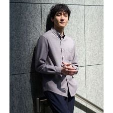 アー・ヴェ・ヴェ(a.v.v)の【イージーケア/累計1.5万枚】サンライト起毛ストレッチシャツ【洗濯機で洗える/蓄熱保湿】