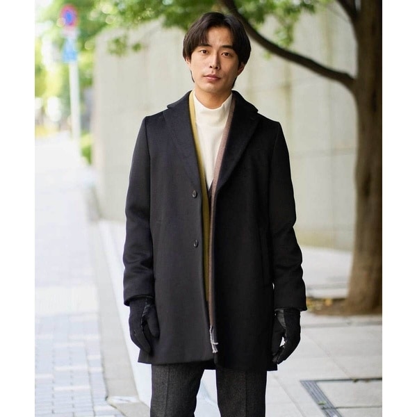 ex/tra】Super120's ウールビーバー チェスターコート | ムッシュ