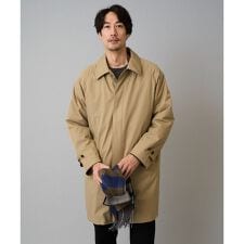 【830FPダウン/軽量/撥水/防風】ライトスカイダウンステンカラーコート