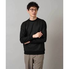 【イージーケア/毛玉になりにくい】ツイルエンボスフェイクスエードプルオーバー【洗濯機で洗える】