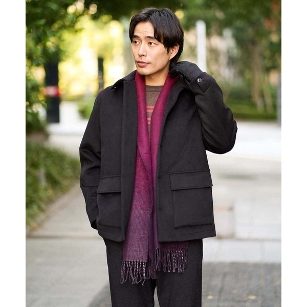 Aton hand dye coach jacket コーチジャケット　エイトン ATON/エイトン】HAND DYE NYLON COACH JACKET | エディフィス(EDIFICE