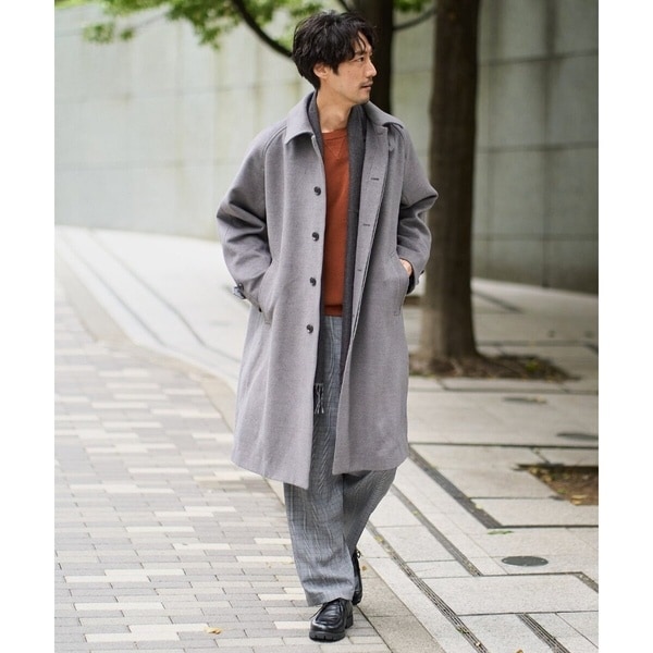 MACKINTOSH】【HUMBIE/ハンビー】ウール千鳥ショートステンカラー