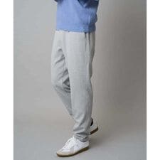 【イージーケア/毛玉になりにくい】メランジツイルストレッチセミルーズパンツ【洗濯機で洗える/ストレッ