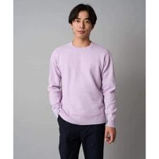 【洗濯機で洗える】ジャカードクルーネックニット