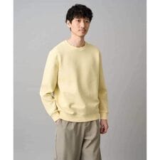 【イージーケア/洗濯機で洗える/毛玉になりにくい/ストレッチ】サッカーダンボールプルオーバー