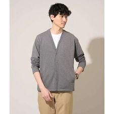 【イージーケア/洗濯機で洗える/毛玉になりにくい】ガーターカーディガン