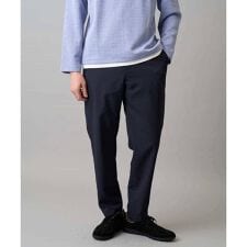 【イージーケア/洗濯機で洗える/毛玉になりにくい/ストレッチ】アムンゼンストレッチセミルーズパンツ