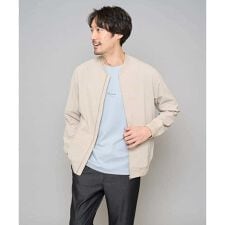 【イージーケア/洗濯機で洗える/毛玉になりにくい/ストレッチ】リライトリブブルゾン