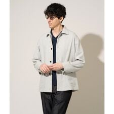 【イージーケア/洗濯機で洗える/速乾/毛玉になりにくい/ストレッチ】メランジストレッチカバーオール