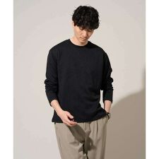 【イージーケア/洗濯機で洗える/毛玉になりにくい】キカジャガードクルーネックプルオーバー