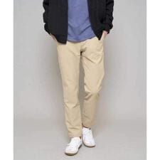 【イージーケア/洗濯機で洗える/毛玉になりにくい/ストレッチ】チノストレッチテーパードパンツ