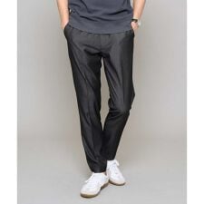 【イージーケア/接触冷感】デニムライクストレッチスマートスラックス