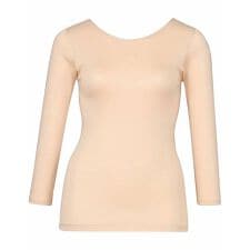 ふんわりあったかゆったりタイプ　レディスインナー　トップ（７分袖）