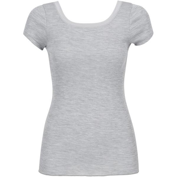 シルク混　レディスインナー　トップ（２分袖）（ＣＬＣ２６９）