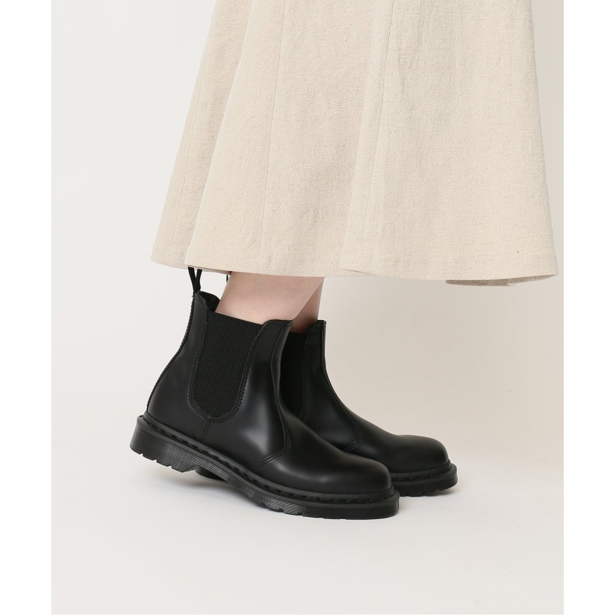 Dr.Martens◇サイドゴアブーツ/ブーツ/UK3/ブラック/レザー/2976 HI 