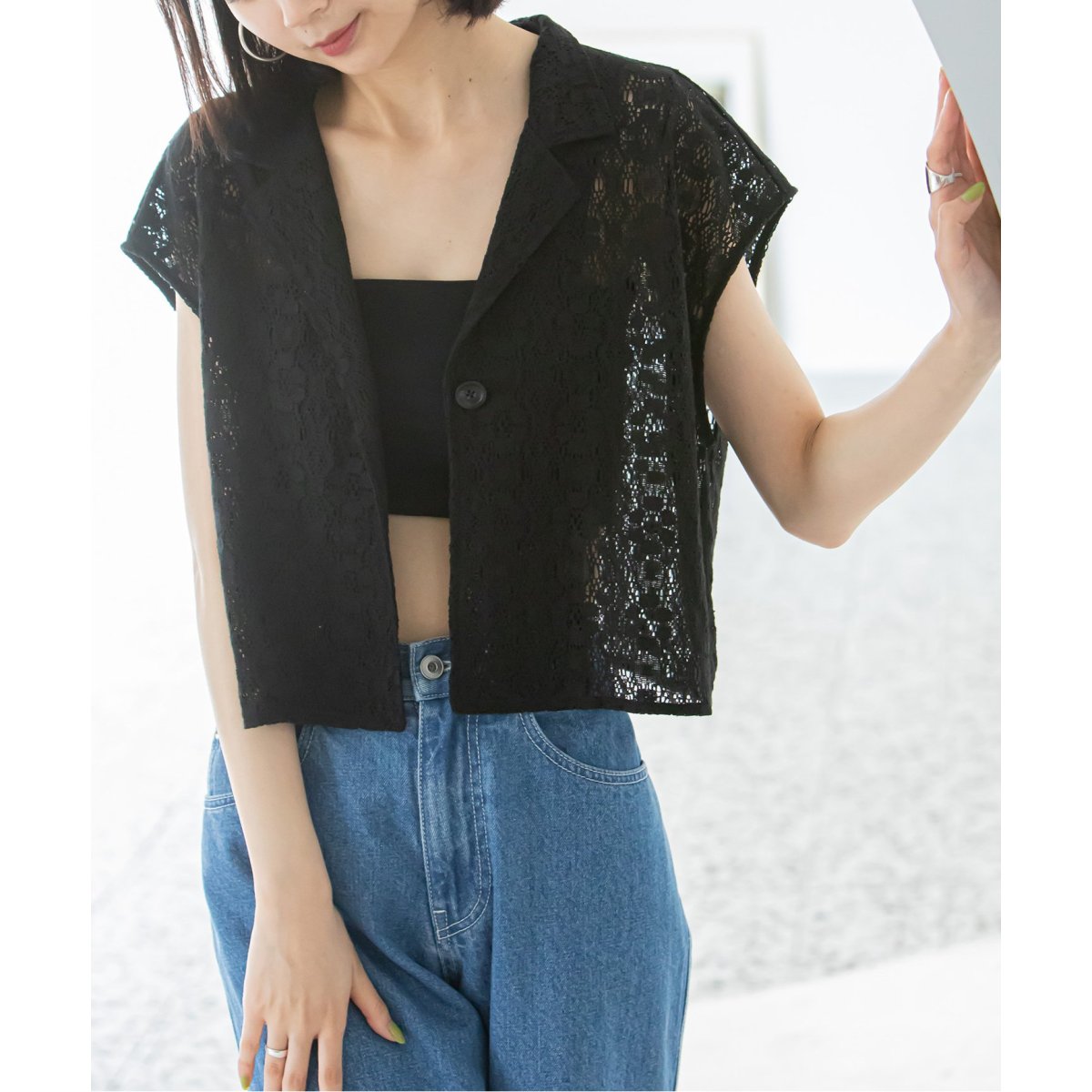 クロップドオープンカラーシャツ | ユー バイ スピック＆スパン(U by