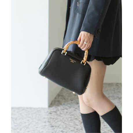 CHRISTIAN VILLA /クリスチャン ヴィラ】 バンブーハンドルボストンBAG 