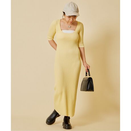 GANNI / ガニー】 Melange Knit ワンピース | ユー バイ スピック 