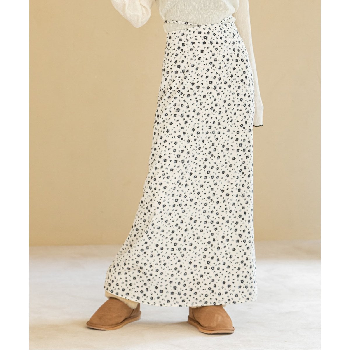 ウエストリボンレオパードスカート | ユー バイ スピック＆スパン(U by