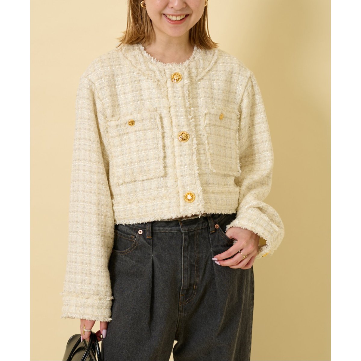 ツィードショートジャケット | ユー バイ スピック＆スパン(U by