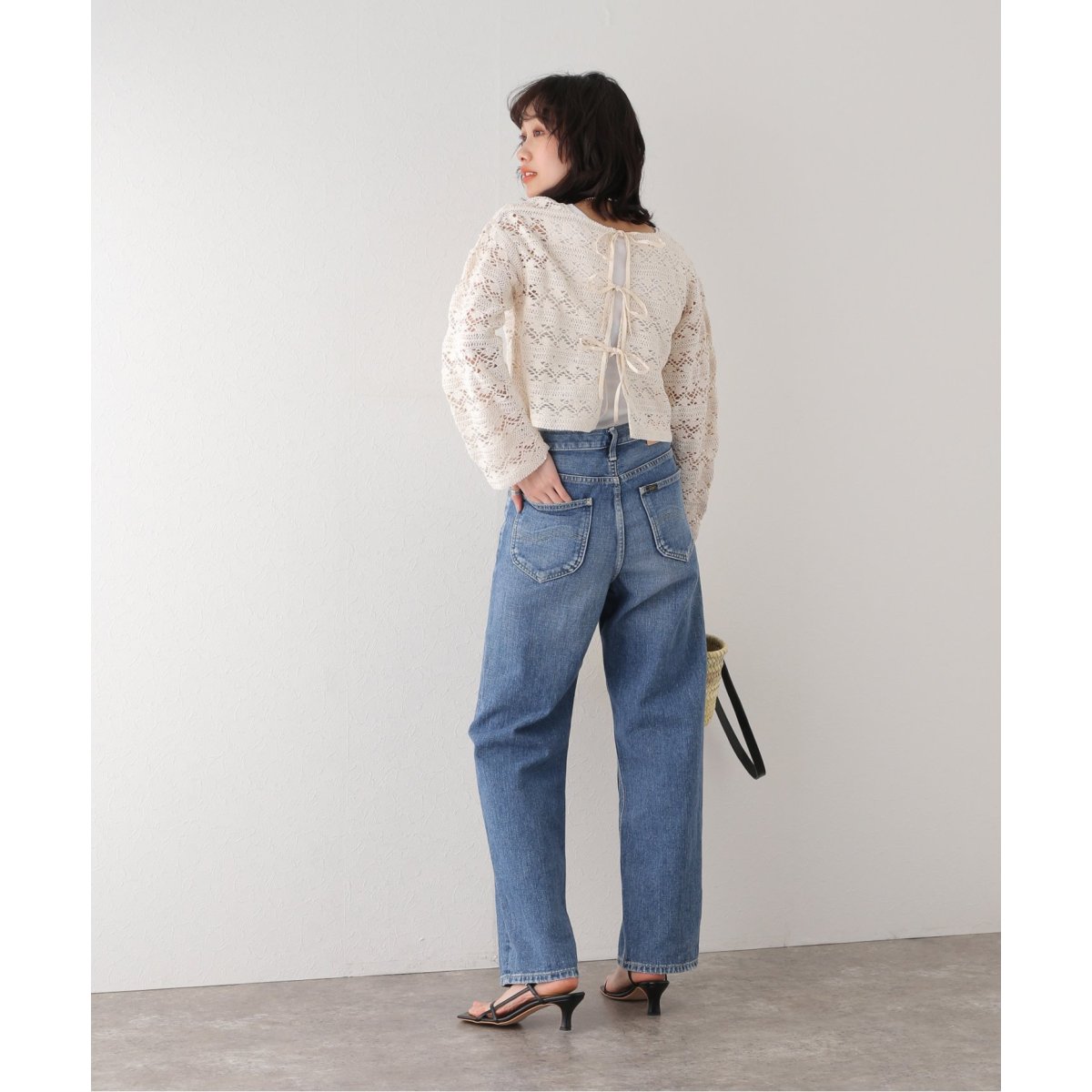 【美品】Sara mallika コットンルーズレーストップス 即日発送！ 即日発送！【美品】Sara mallika コットンルーズレーストップス
