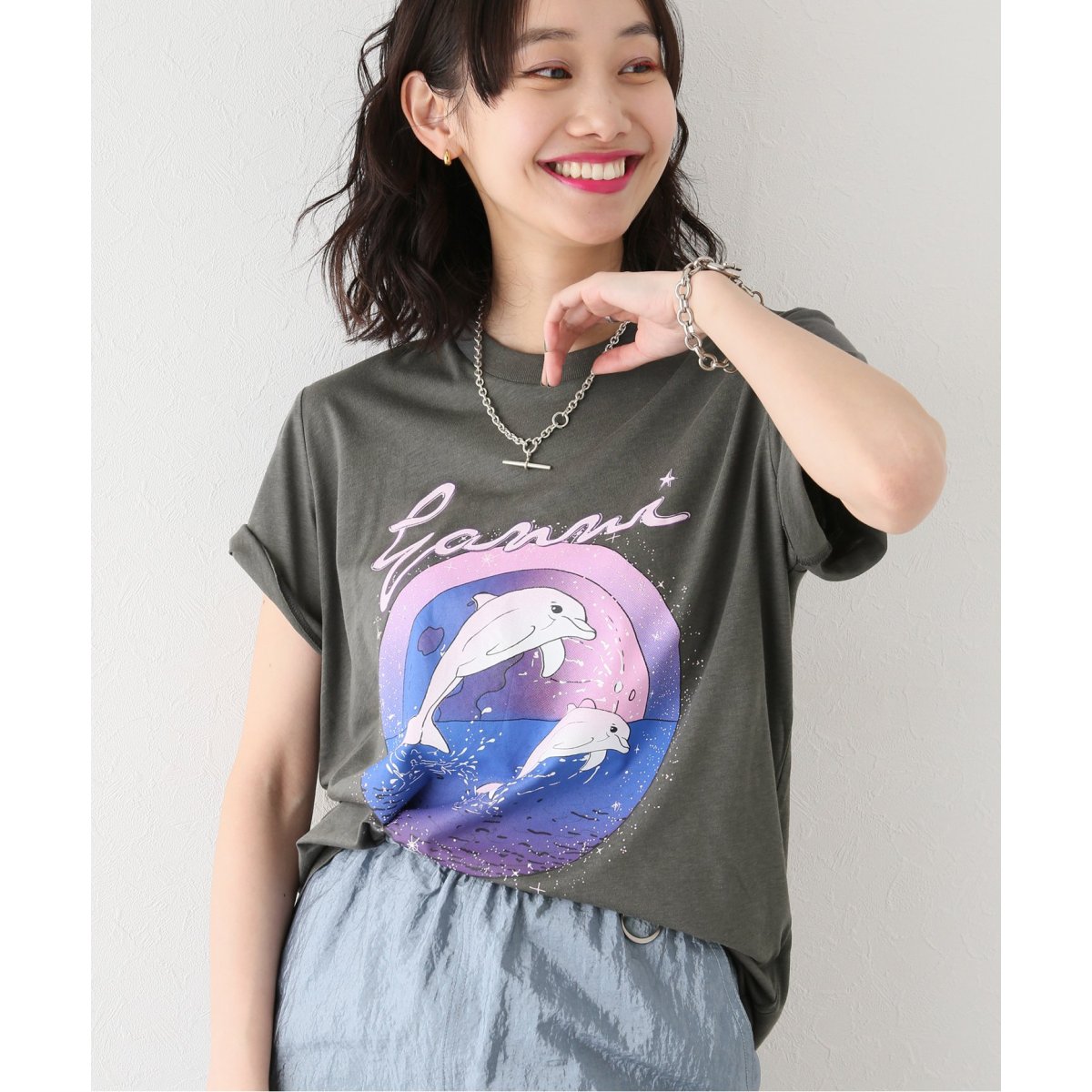 GANNI / ガニー】Future Jersey Ganni Relaxed T-shir | ユー バイ