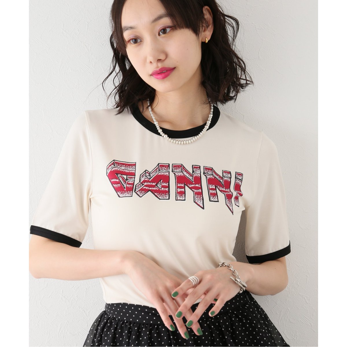 GANNI / ガニー】Light Stretch Jersey Ganni Fitted | ユー バイ