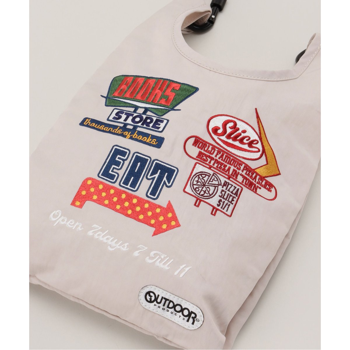OUTDOOR PRODUCTS/アウトドアプロダクツ】 Embroidery Shopper(S