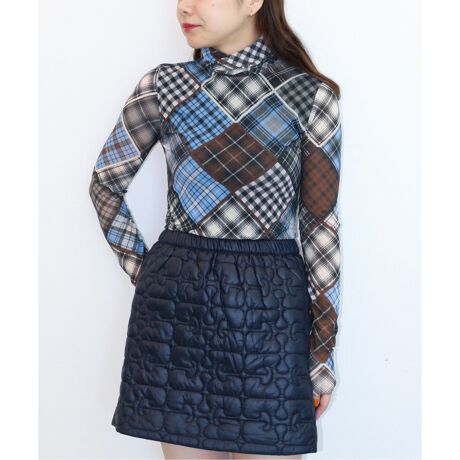 GANNI/ガニー】 Printed Mesh Long Sleeve Rollneck | ユー バイ 