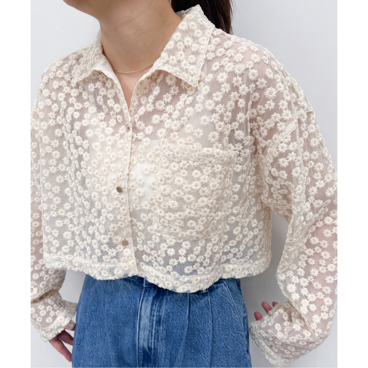 フラワーオープンカラーシャツ | ユー バイ スピック＆スパン(U by