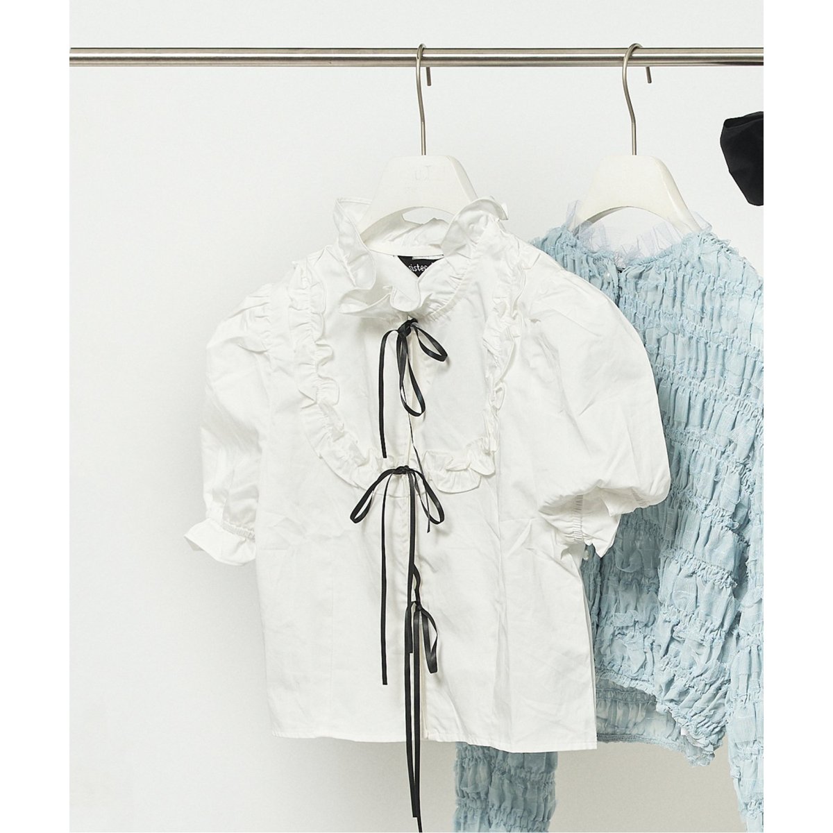 J.jane ハーフジップアップ シフォンスリーブ 【公式通販】