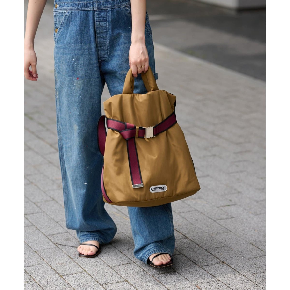 OUTDOOR/アウトド ア】別注 Puilting 2way トート2 完売の繰り返す人気のOUTDOOR別注トートバッグが待望の追加決定