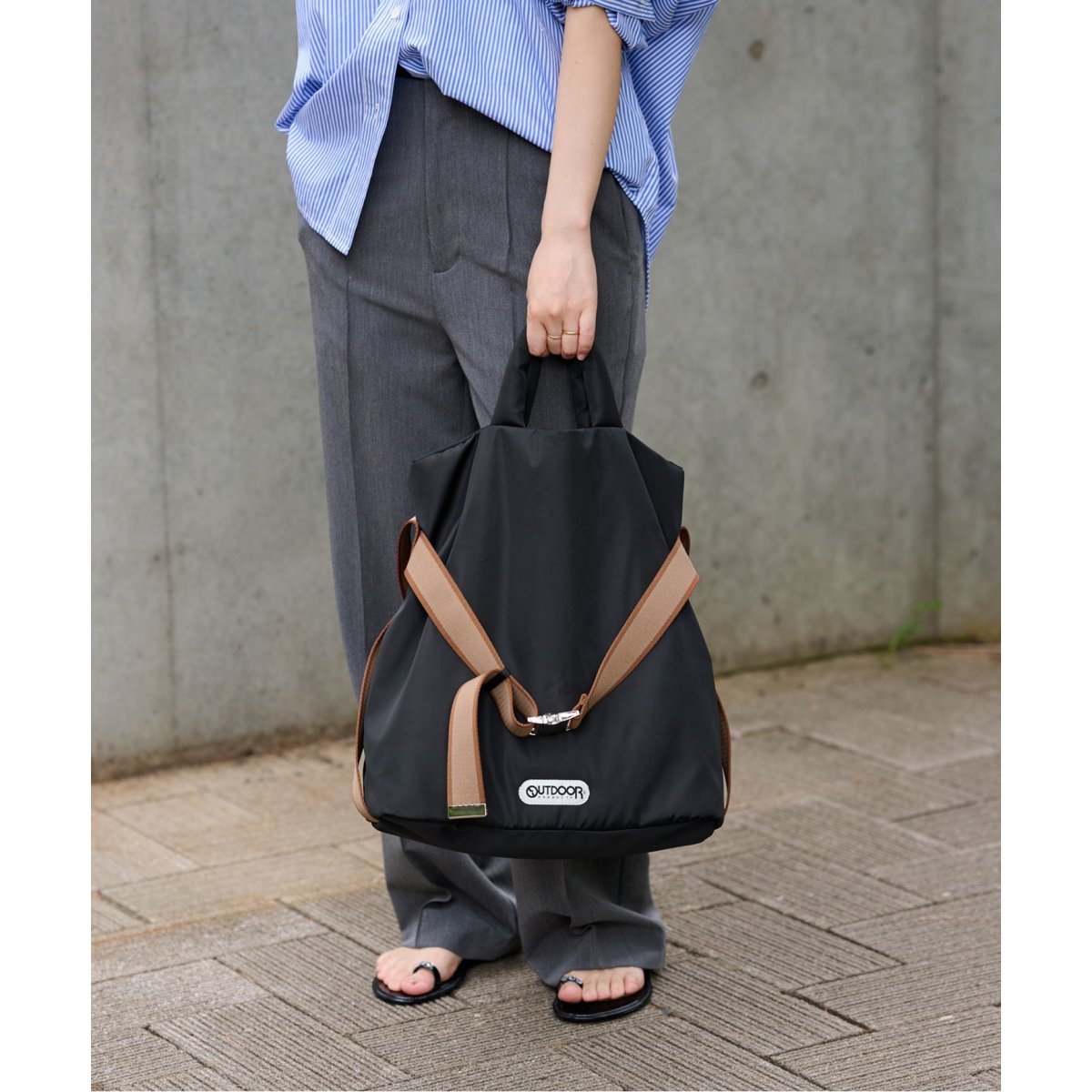 OUTDOOR/アウトド ア】別注 Puilting 2way トート2 U by SPICK&SPAN（ユーバイスピックアンドスパン）の「〇〇〇