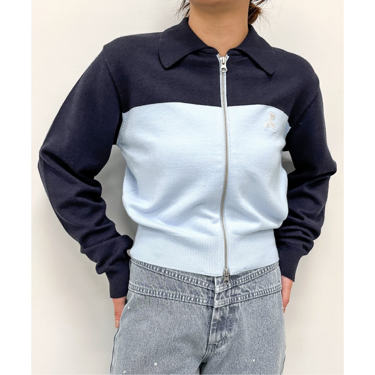 Rest&Recreation/レストアンドレクリエーション】-2-TONE ZIP-UP CAR