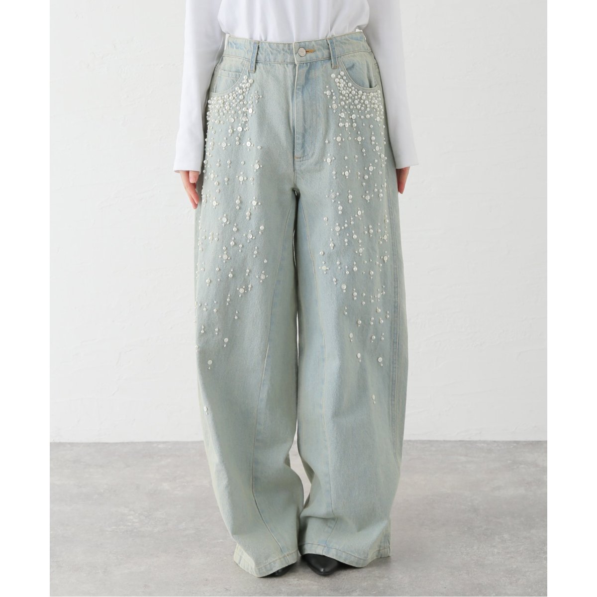 【SEA NEW YORK】PERLETTE PANTS リラックスフィットジーンズ SEA NEW YORK】PERLETTE PANTS リラックスフィットジーンズ