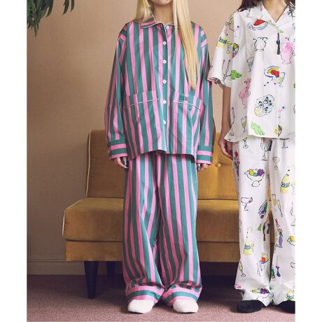 Snappy Cuddle/スナッピーカドゥル】 Fickle Pink Pajama Set | ユー 