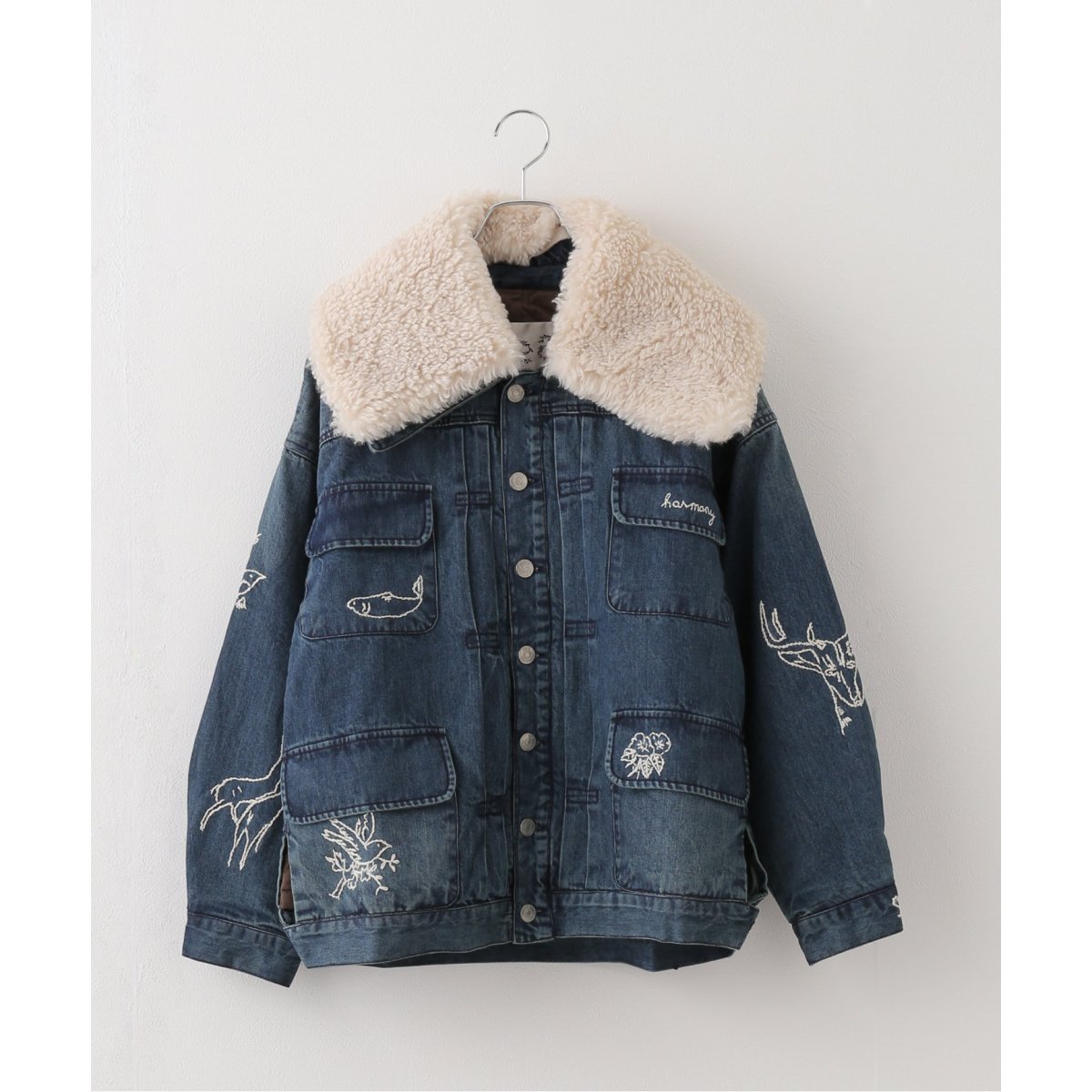 Sea New York/シー ニューヨーク】 AMARI DENIM JACKET W/ FAU