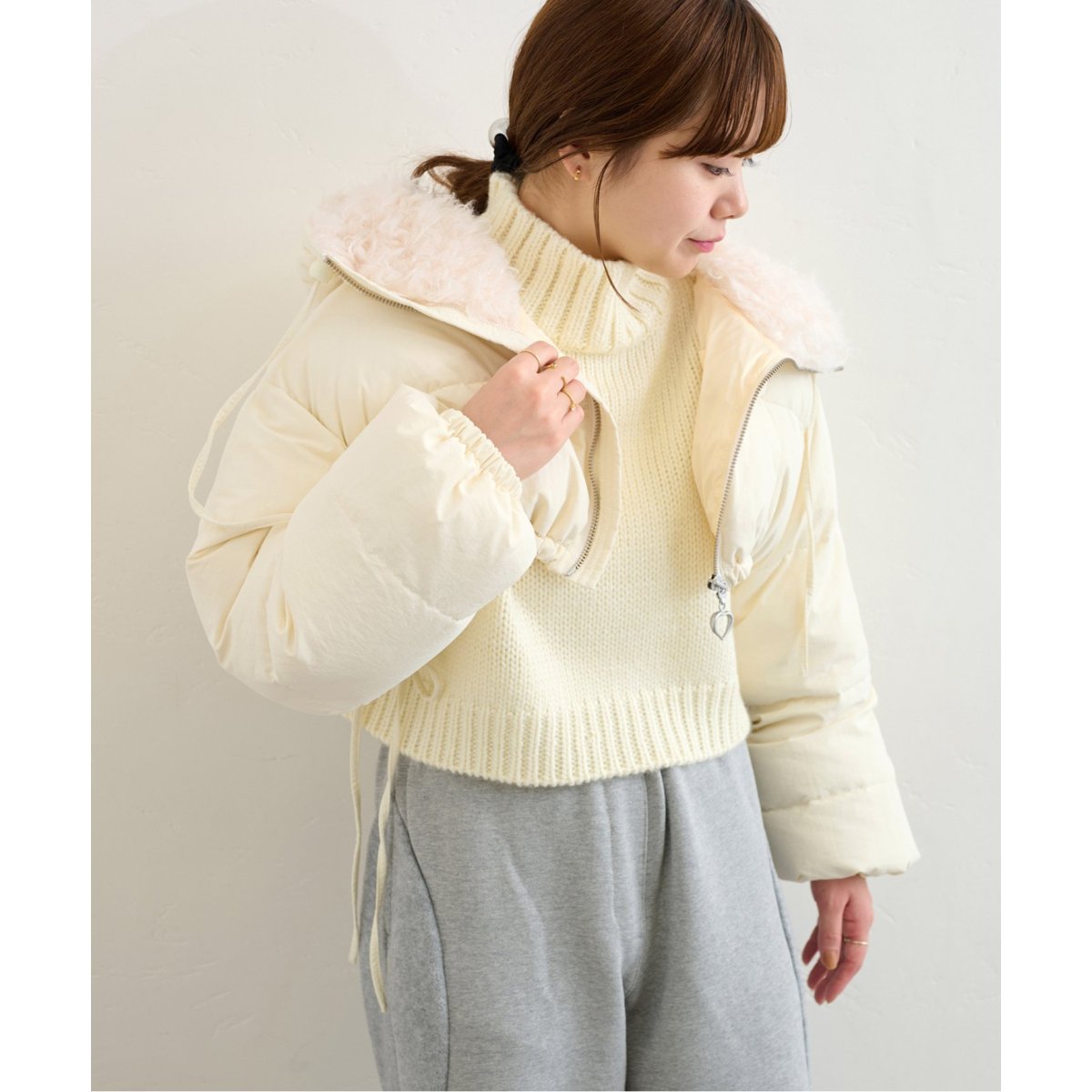 2025AWよりブランドが再デビュー【Le Souk 】 新作ピーコートダウン ピーコートダウン｜Le Souk（ルスーク）｜フランドル（FLANDRE）オンライン