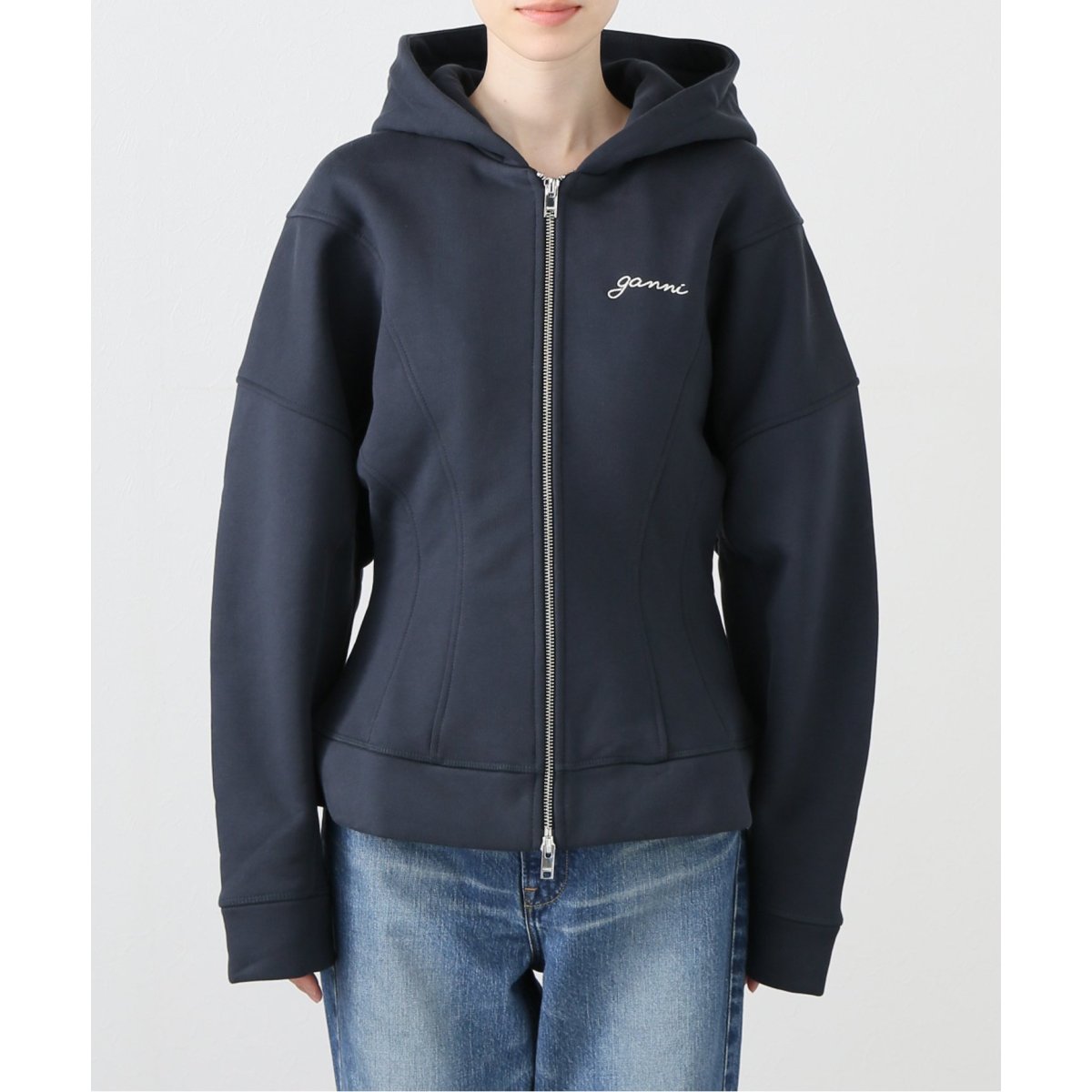 GANNI / ガニー】 Heavy Fleece Zip Hoodie | ユー バイ スピック
